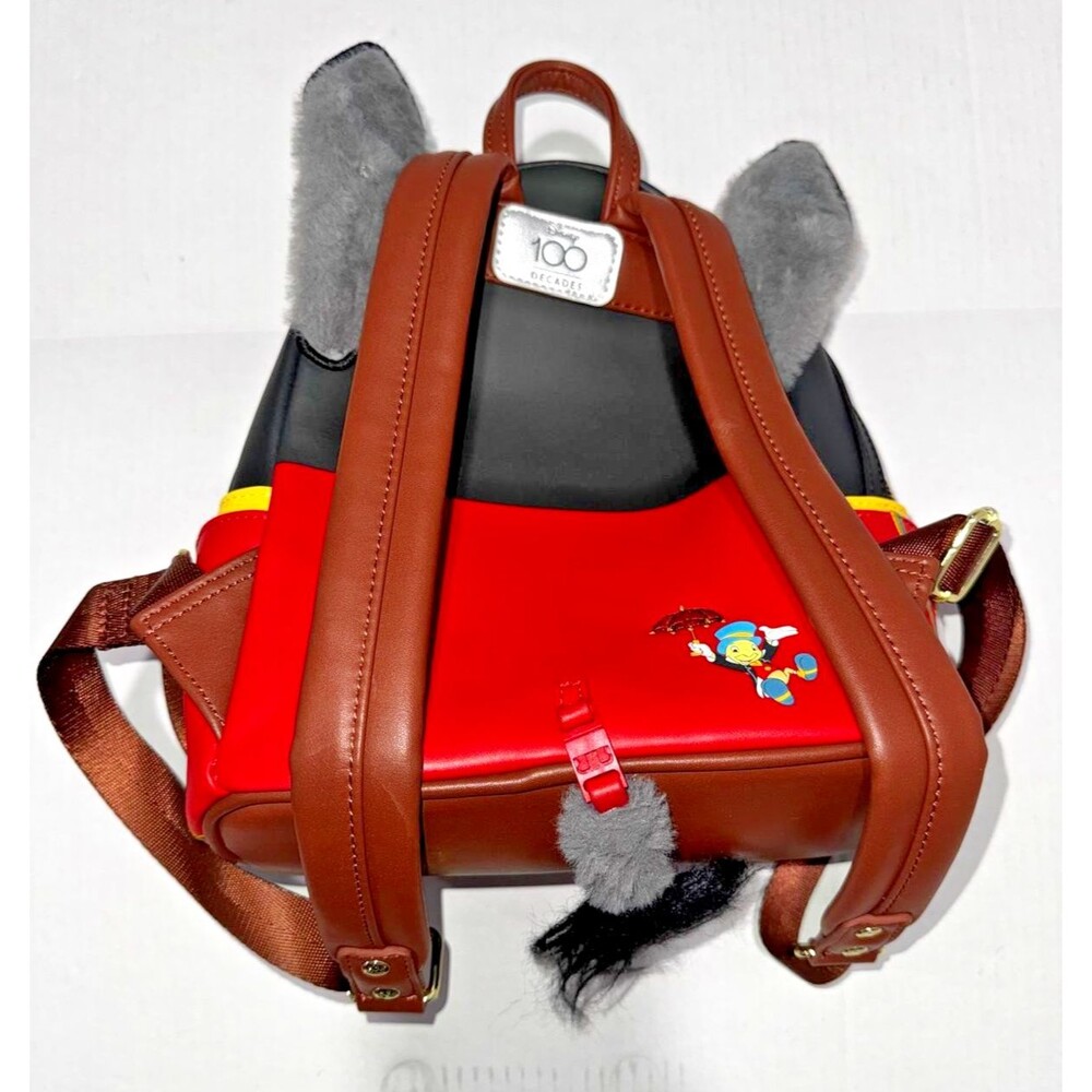 Loungefly Disney 100 Anniversary Pinocchio Donkey w/ tail Mini Backpack New - Picture 4 of 5
